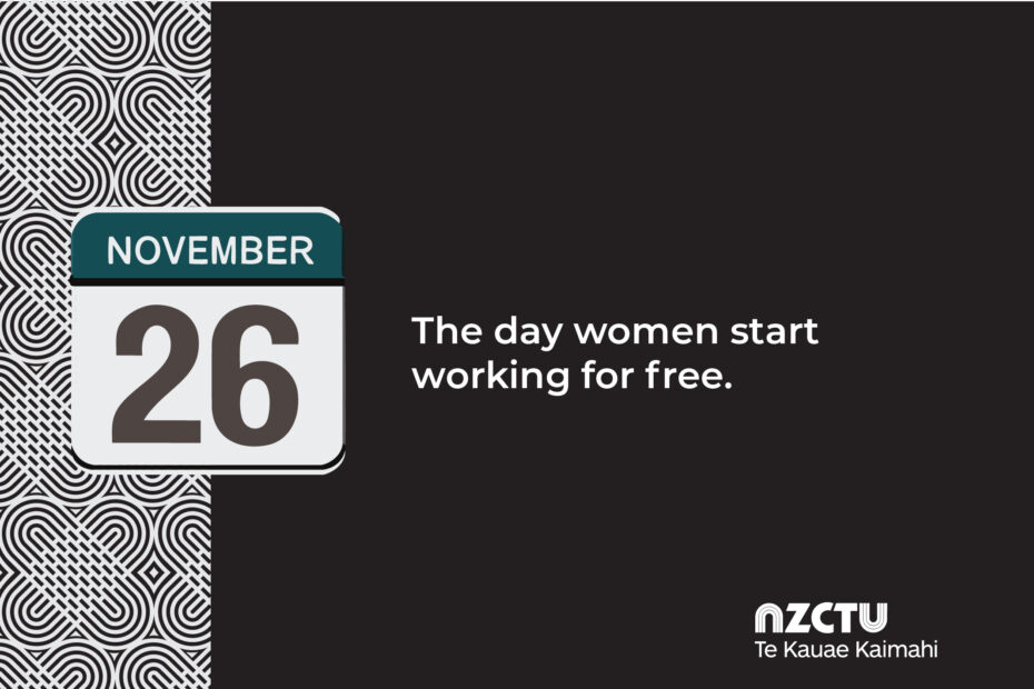 November 26...the day women start working for free