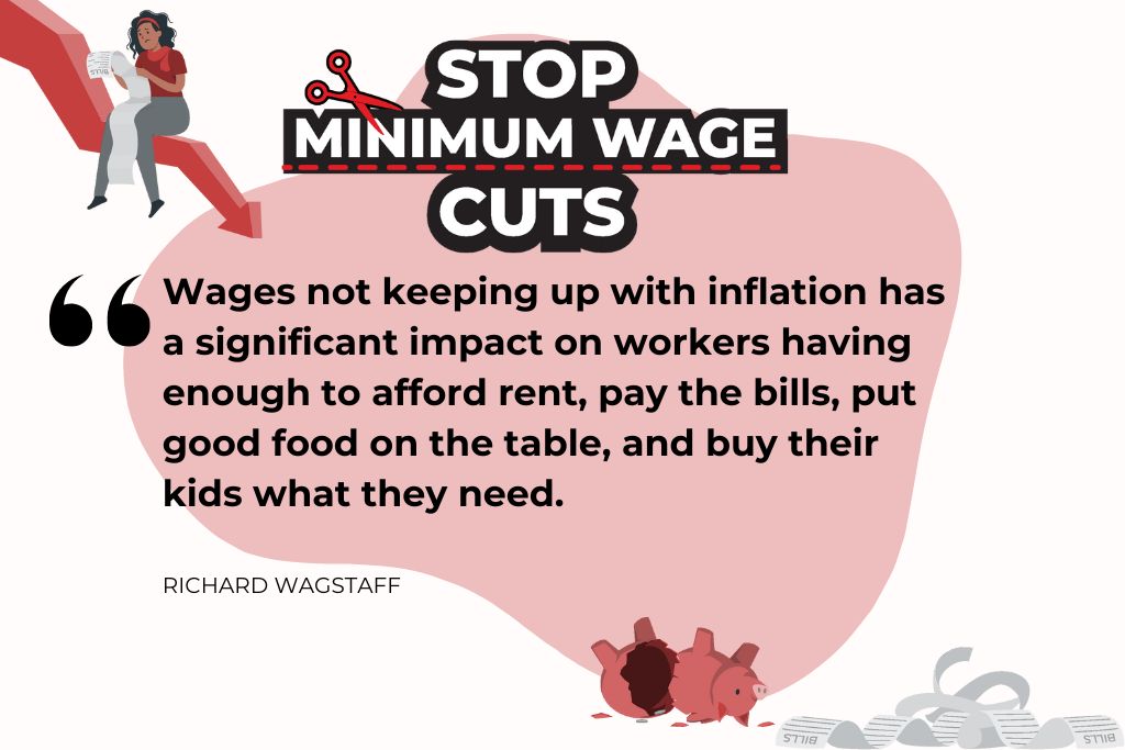 Government must deliver increases to minimum wage that keep up with