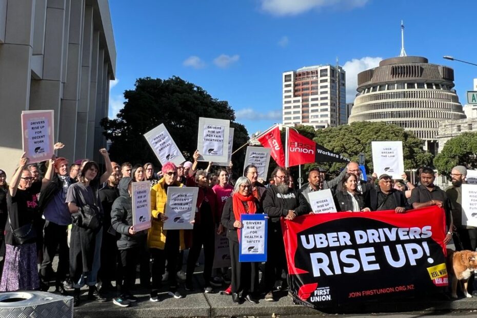 People at First Union Uber Rally, 19 March 2024
