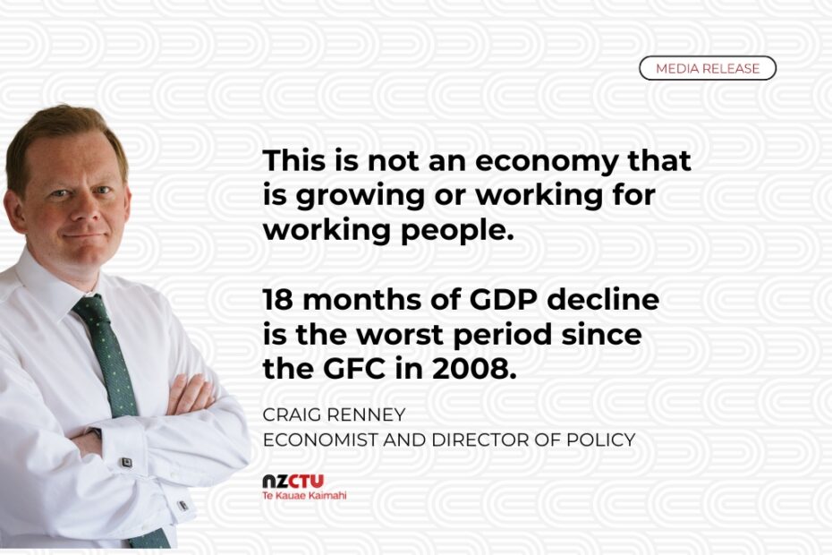 This is not an economy that is growing or working for working people. 18 months of GDP decline is the worst period since the GFC in 2008.