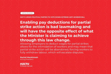 Enabling pay deductions for partial strike action is bad lawmaking and will have the opposite effect of what the Minister is claiming to achieve through this law change. Allowing employers to deduct wages for partial strikes allows for the intimidation of workers and may mean that partial strike action will be abandoned, forcing workers to fully withdraw labour, which will escalate disputes.