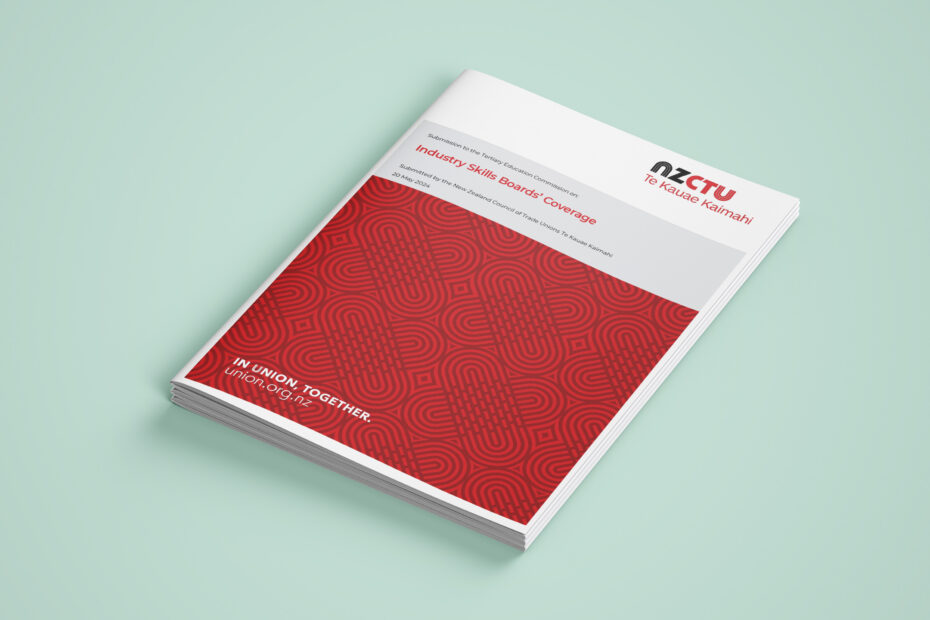 Submission on Industry Skills Boards’ Coverage Cover