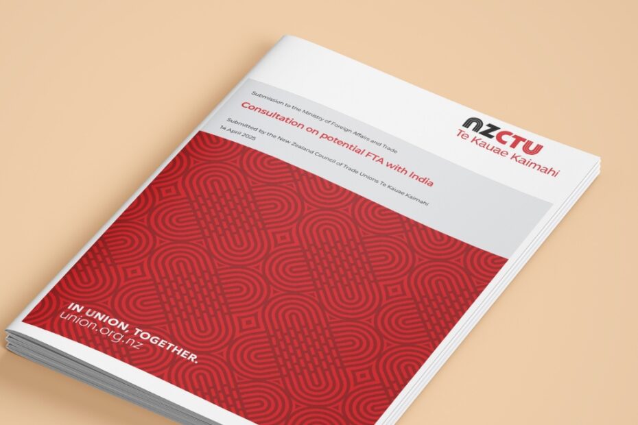 Submission on potential FTA with India Cover