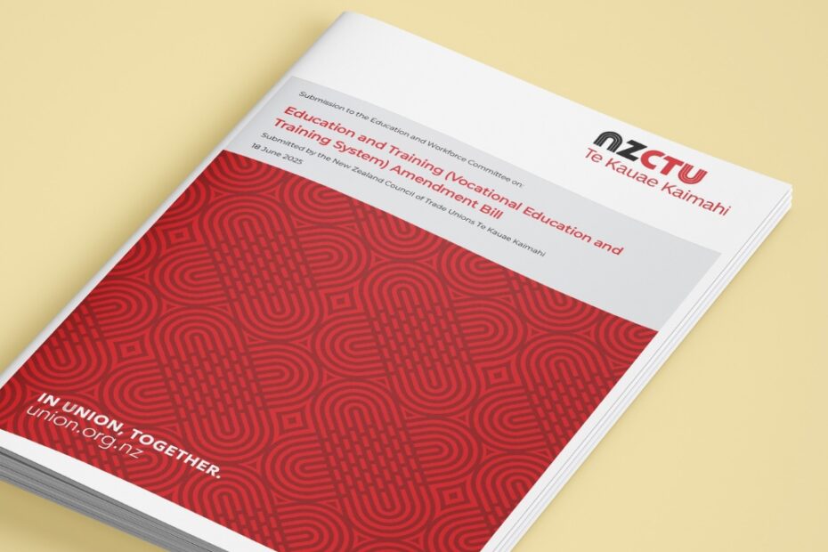 Submission on Education and Training 1 cover