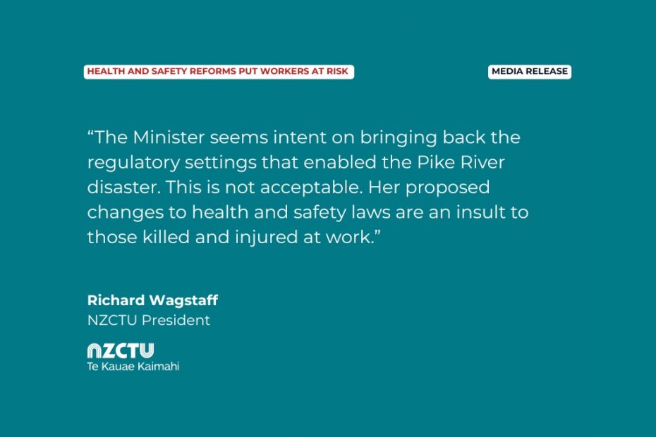 Health and safety reforms put workers at risk