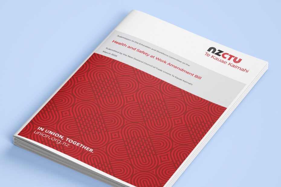 Submission on the Health and Safety at Work Amendment Bill cover