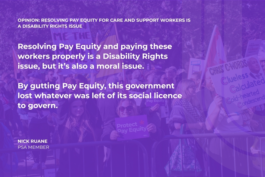 Resolving Pay Equity for Care and Support workers is a Disability ...