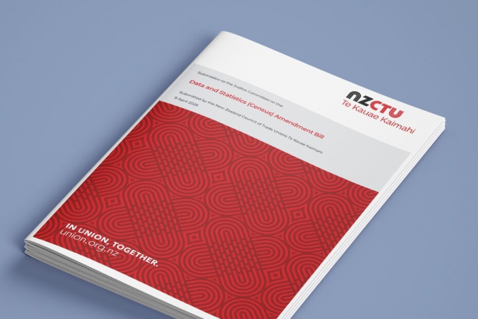 Cover of Submission on the Data and Statistics (Census) Amendment Bill