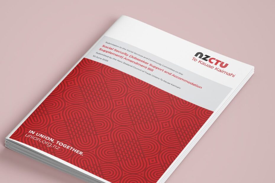 Cover of Submission on the Social Security (Jobseeker Support and Accommodation Supplement) Amendment Bill