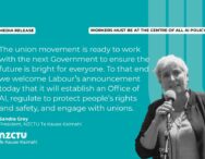 Media Release: Workers must be at the centre of all AI policy. The union movement is ready to work with the next Government to ensure the future is bright for everyone. To that end we welcome Labour’s announcement today that it will establish an Office of AI, regulate to protect people’s rights and safety, and engage with unions.
