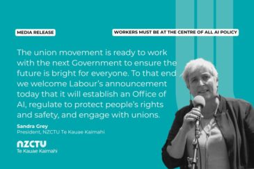 Media Release: Workers must be at the centre of all AI policy. The union movement is ready to work with the next Government to ensure the future is bright for everyone. To that end we welcome Labour’s announcement today that it will establish an Office of AI, regulate to protect people’s rights and safety, and engage with unions.