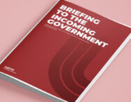 Cover of the NZCTU Briefing to the incoming government