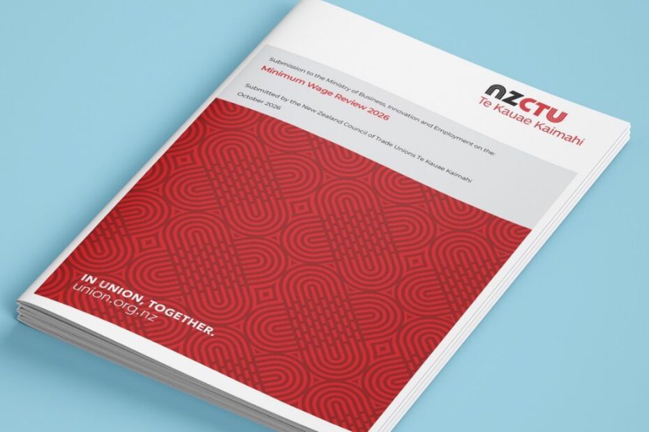 Cover of NZCTU Submission on the Minimum Wage Review 2026